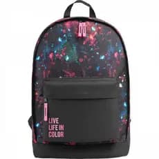 Mochila de Costas Academie Splashes Preta Tilibra Escolar Resistente Alça Acolchoada
