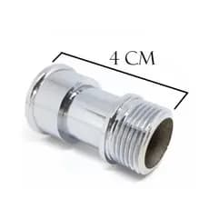Extensor Cromado Prolongador Curto Torneira Chuveiro 1/2''