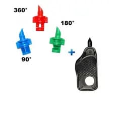 Kit 20 Micro Aspersor Spray Irrigação + 1 Furador