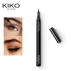 Delineador Kiko Milano Preto - caneta delineadora ponta de precisão - Longa duração