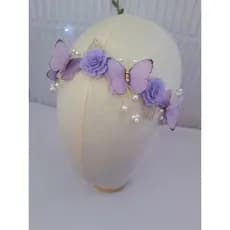 Tiara Jardim Encantado, Tiara com borboletas e flores
