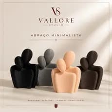Estátua Escultura Casal Abraço Decoração Moderna |  para Sala Quarto Presente Romântico para seu lar