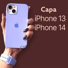 Case Capa Capinha Aveludada para iPhone 13, 13 Pro, 13 Pro Max, 14, 14 Pro, 14 Plus e 14 Pro Max