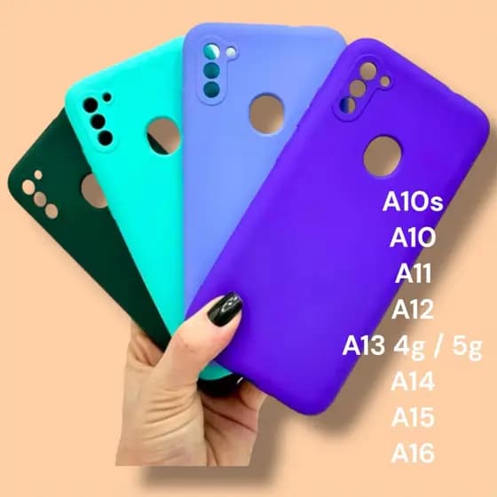 Capa Capinha Veludo para A10 / A10s / A11 / A12 / A13 / A14 / A15 / A16