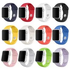 Pulseira Silicone Compatível Relógio Apple Watch 38 / 42mm