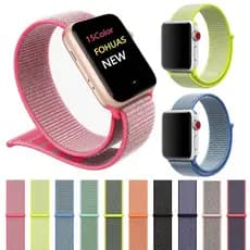 Pulseira Nylon Para Apple Watch 38mm 40mm 42mm