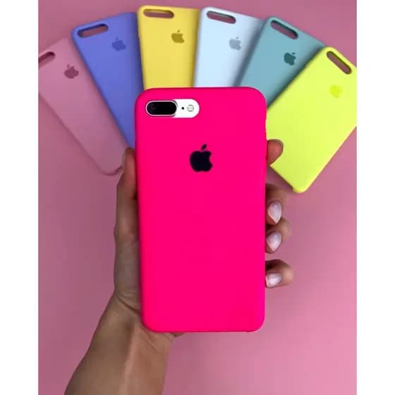 Capa Capinha Aveludada iPhone 6 6s, 7/8 normal e 7/8 Plus