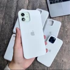 Capa Capinha Aveludada BRANCO para iPhone 6, 7/8, 7/8 Plus, X, XR, 11, 11 Pro, 11 Pro Max, 12 e 12 Pro Max