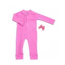 Macacão Infantil Liso e Estampado 100% Algodão Suedine