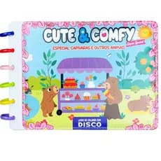 Caderno Livro De Colorir Capa Dura e Acolchoada 80Pgs Holográfica Desenho Pintura Pintar Modelos Variados Especial Disc