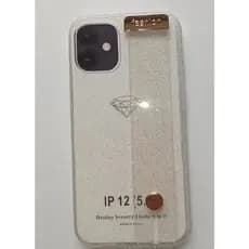 CAPA CAPINHA IPHONE12 MINI TRANSPARENTE COM  BRILHO E ALÇA PARA SEGURANÇÃO APOIO FASHION RESISTENTE A INPACTOS E SUJEIRA