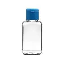 Mini Frascos PET 40ml com tampa flip top (quadrado) para lembrancinhas para álcool em gel