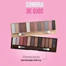 Paleta Maquiagem  Sombras Golden Brilho Color Facial  - Pink 21