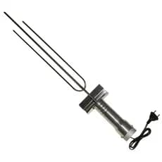 Espeto Giratório Elétrico Churrasco com Base Inox Flex Issi Grill