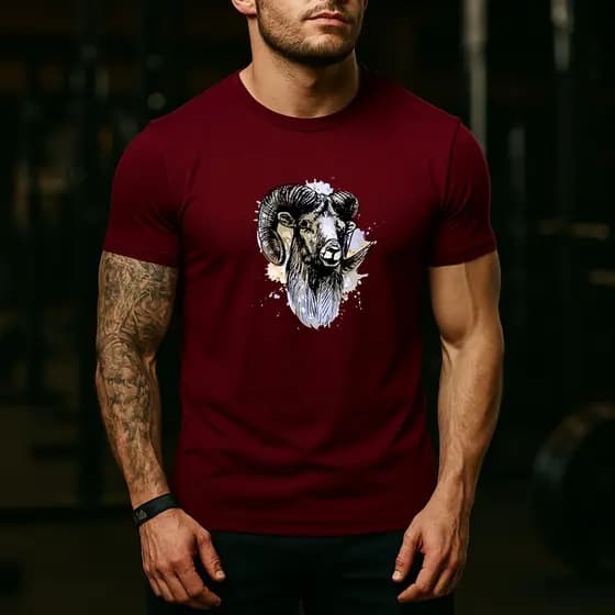 Camiseta Masculina Bodi Arte Streetwear Estampada Algodão 30.1 Confortável