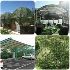XJM-1Pcs Rede De Floresta De Folhas Verdes Resistentes Com Padrão , Acampamento Verde Para Abrigo Ao Ar Livre , Guarda-S