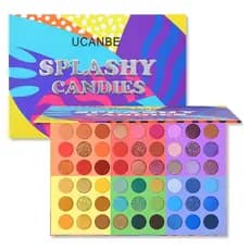 Paleta De Sombras UCANBE Splashy Candy-54 Cores