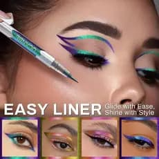 Delineador Líquido Camaleão UCANBE-Mudança De Cor Metálica (Ouro , Rosa , Azul , Roxo , Verde , Ciano) | À Prova D'água