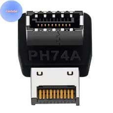 Conector LANTUBN USB3.1 Tipo-E Orientação De 90 Graus Para Placa-Mãe PC Integração C BR