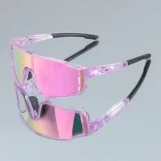 Óculos De Sol Coloridos Para Esportes Ao Ar Livre , Masculinos E Femininos , À Prova De Vento , Armação Grande , Escalad