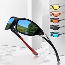 Óculos De Sol Polarizados De Luxo Para Pesca/Escuros Masculinos