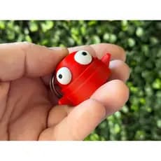 Chaveiro clicável, click clicker, fidget jogo repo, antiestresse.