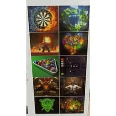 Mouse Pad 22x18x2mm Emborrachado Estampado - Modelos Variados