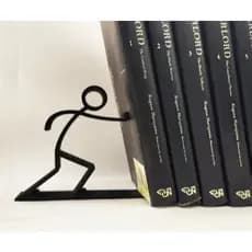 Apoio de Livros Boneco Empurrando – 17cm Impressão 3D