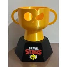 Troféu Brawl Stars 18cm – Impressão 3D Decorativa