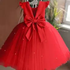 Vestido De Festa Infantil Feminino WFRV Para Aniversário/Casamento/Princesa/Natal