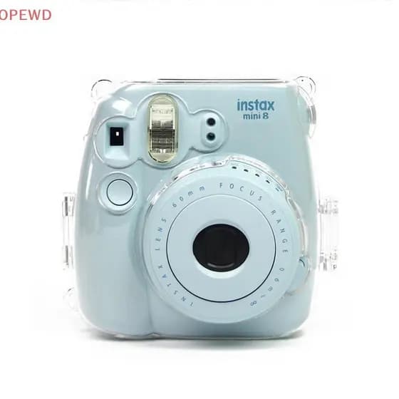 [OPEWD] Fujifilm Instax 8/8 + 9 Filme Câmera Transparente Capa Dura Bolsa JJO
