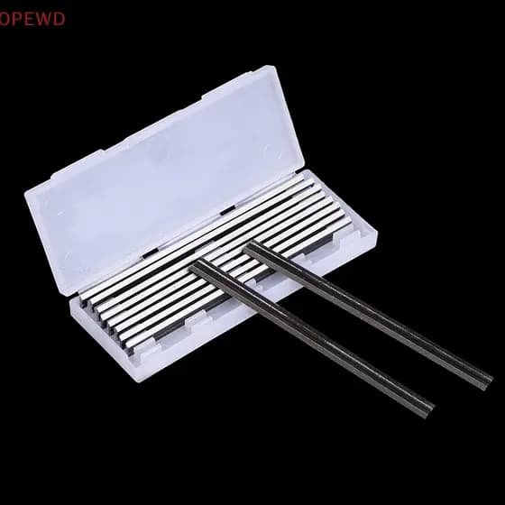 [OPEWD] 10Pcs/set 82mm Lâminas De Plaina De Carboneto Para Corte De Madeiras Macias E Duras Ply-Board JJO