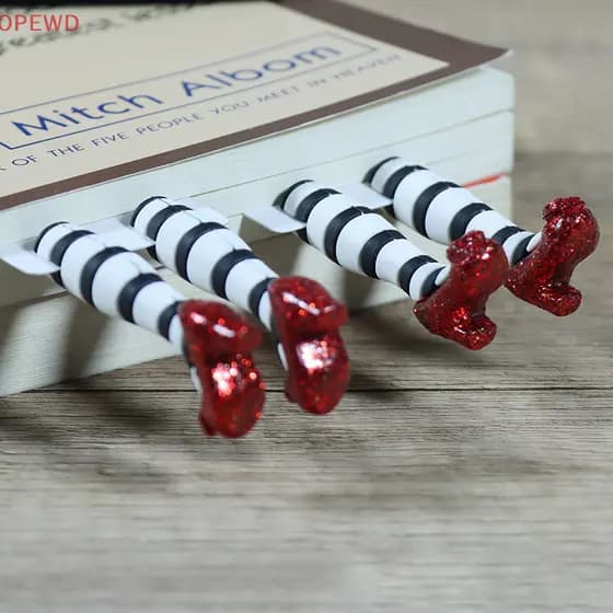 [OPEWD] Marcador De Salto Alto Criativo 3D Pernas De Alta Qualidade Livro Presentes Para Amantes De Livros Papelaria Mat