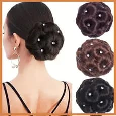 [BG] 1 Peça De Grampos De Cabelo Sintético Com Diamante Colorido Brilhante Para Mulheres Clipe De Garra De Rabo De Caval