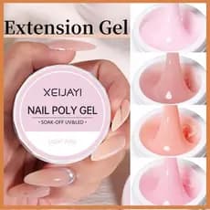 [BG] Esmalte Em Gel Para Extensão De Gelatina , UV LED Modelagem , Cola Escultura , Branco Leitoso , Cor Rosa Transparen