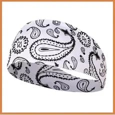 [BG] Faixas De Cabelo Esportivas Elásticas Para Ioga , Absorventes De Suor , Mulheres , Homens , Corrida , Fitness , Tur