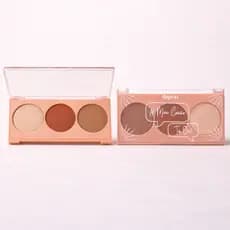 Kit Trio De Contorno Iluminador Blush Tropical Skin - Dapop