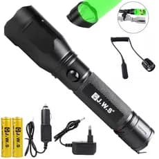 Lanterna  Tatica Led Luz Verde Caca Pesca Foco Jws Ws-533q