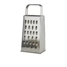 Ralador Acao Inox 18 Cm Queijo Legumes Frutas Cortador Triturador Fino Grosso Cozinha