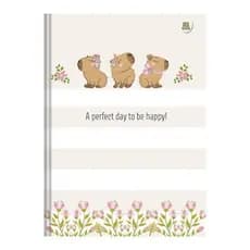 Caderno Costurado 160 Folhas Capa Resistente Design Sortido Ideal Estudos Anotacoes