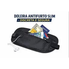 Pochete Doleira Antifurto Slim Invisível Carnaval Viagem Corrida Academia Porta Celular Documentos Dinheiro Impermeável