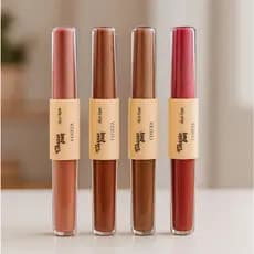 Duo Lips Choco Fun Fenzza – Batom + Gloss com Cor Intensa e Acabamento Brilhante