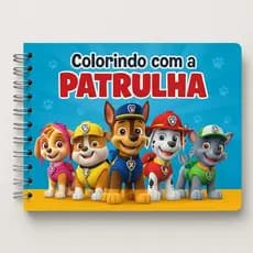 Livro de Colorir Patrulha – Capa Dura com 47 Desenhos Divertidos