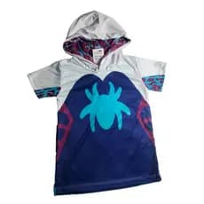 CAMISA **ADULTO**COM CAPUZ - ARANHA FANTASMA GWEN COM CAPUZ Spidey e Seus Amigos Espetaculares