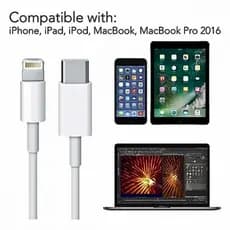 Cabos de Iphone Turbo Lightning Tipo-C ou USB 1 Metro