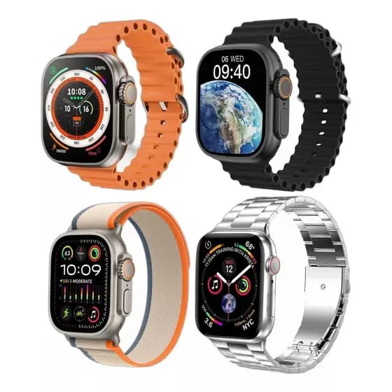Smartwatch ZT04 Ultra 2 com 4 Pulseiras Microwear Original 49mm Bluetooth