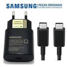 Carregador Samsung 25W Original Tipo-C Super Rápido Galaxy
