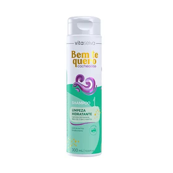 Shampoo Vita Seiva Bem Te Quero Cacheadas 300ml Limpeza Hidratante