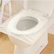 Kit com 100 Unidades de Protetor Descartável Para Assento Sanitário de Vaso de  Privada