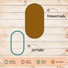 Cortador Popsicle Sorvetinho Picole Paleta Forminha para P/ Pasta Americana Confeitaria  Artesanato